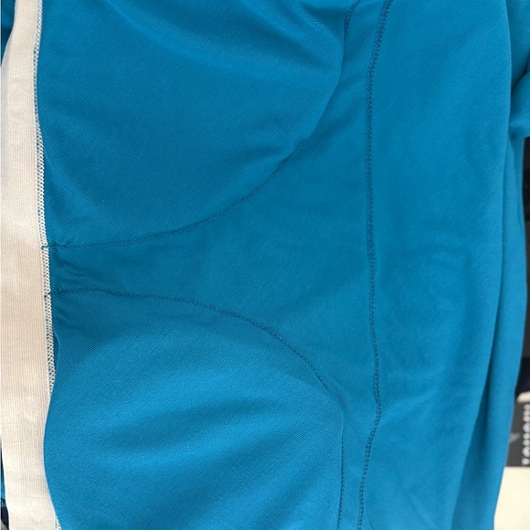 OGL Teal Asymmetrical neck collar Women's Blouse - Picture 4 of 4